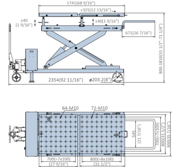 APlusLift Falcon 2,600LB Electric Vehicle Battery Lift APlusLift Falcon 2,600LB Electric Vehicle Battery Lift