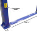 Atlas® 9KBP Floor Base-Plate 2 Post Lift 9,000 Lbs