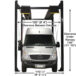 Atlas® ST-7000 Super Tall 4 Post Lift 7,000 Lbs
