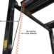 Atlas® ST-7000 Super Tall 4 Post Lift 7,000 Lbs