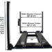 Atlas® Garage Pro 8000 Ext-L Ex-Tall Ex-Long Service/Parking 4 Post Lift 8,000 Lbs