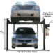 Atlas® Garage Pro 8000 Service/Parking 4 Post Lift 8,000 Lbs