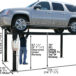 Atlas® Garage Pro 8000 Service/Parking 4 Post Lift 8,000 Lbs