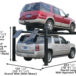 Atlas® Garage Pro 9000 Service/Parking 4 Post Lift 9,000 Lbs