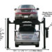 Atlas® Garage Pro 9000 Service/Parking 4 Post Lift 9,000 Lbs