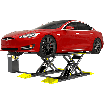 BendPak MDS-6EXT Open-Center Mid-Rise Scissors Lift / Extended Platform 6,000 Lb