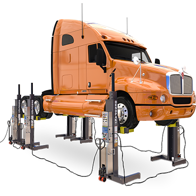 BendPak PCL-18B-8 18,000 Lb. Per Portable Column Lift (Set Of 8) - New Gray