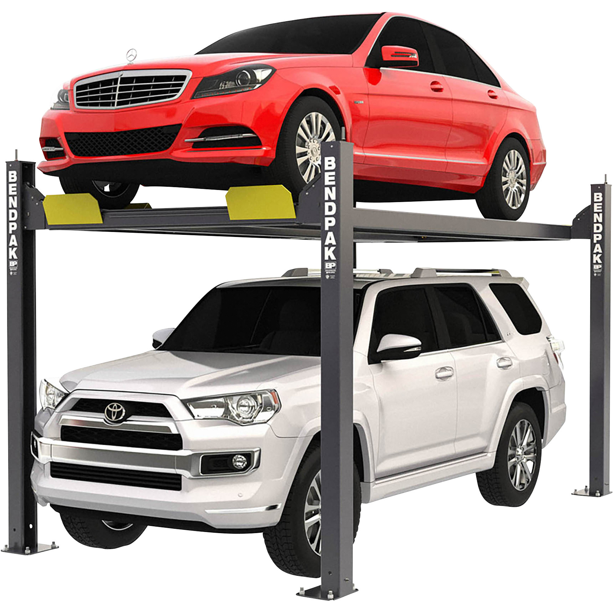 BendPak Compact 4-Post Car Lift, 7000-Lb. Capacity, Model# HD-7P