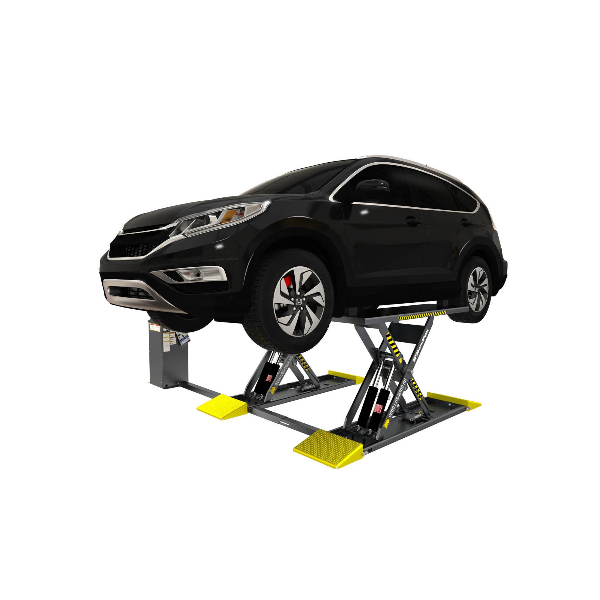 BendPak Mid-Rise Open-Center Scissor Lift, 6000-Lb. Capacity, Model# MDS-6LP