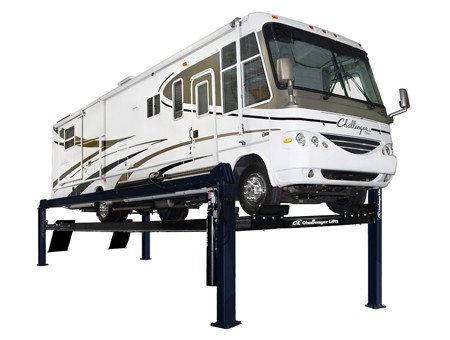 Challenger 44030EAR HD Ex-Length 4-Post Hydraulic Alignment Lift 30,000 - New Black Color