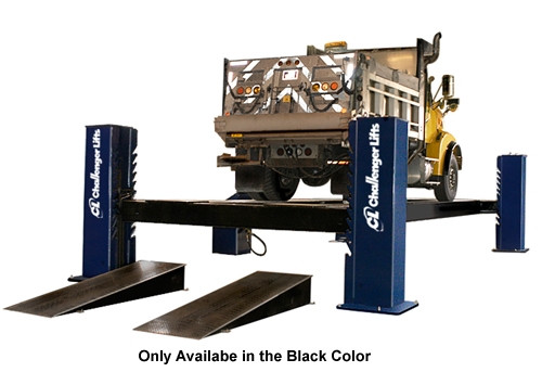 Challenger 44050 Heavy-Duty Chain-Driven 4-Post Lift 50,000 Lb - New Black Color