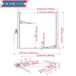 Katool 2-Post Vehicle Lift, 10,000-Lb. Capacity, 4 HP, Model# AK-H105