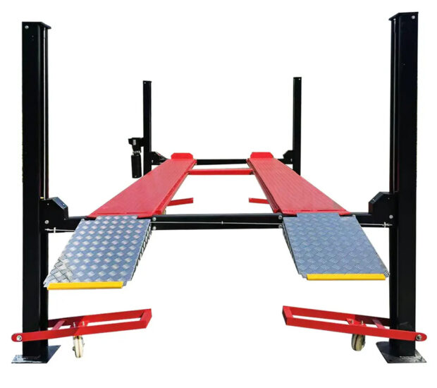 Katool Four-Post Parking Lift with Casters — 9500-Lb. Capacity, Heavy-Duty, Model# KT-4H950 Katool Four-Post Parking Lift with Casters — 9500-Lb. Capacity, Heavy-Duty, Model# KT-4H950