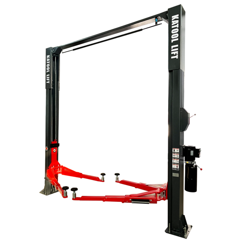 Katool 2-Post Asymmetrical Vehicle Lift, 11,000-Lb. Capacity, 3 HP, Model# KT-AS110D