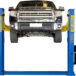Katool Two-Post Vehicle Lift — 11,000-Lb. Capacity, Dual Hydraulic Cylinders, Blue, Model# KT-H115Z