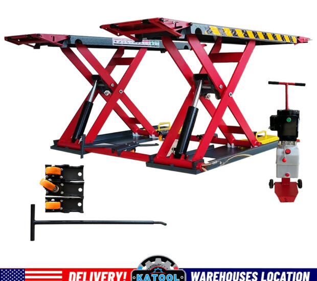 Katool X77 Commercial-Grade Scissor Auto Lift — Reinforced Frame, Upgraded Hydraulic System, Model# KT-X77 Katool X77 Commercial-Grade Scissor Auto Lift — Reinforced Frame, Upgraded Hydraulic System, Model# KT-X77