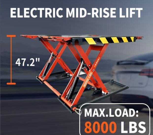 KATOOL, Mid Rise Scissor Lift Capacity 8000lb., Model# KT-X90e KATOOL, Mid Rise Scissor Lift Capacity 8000lb., Model# KT-X90e