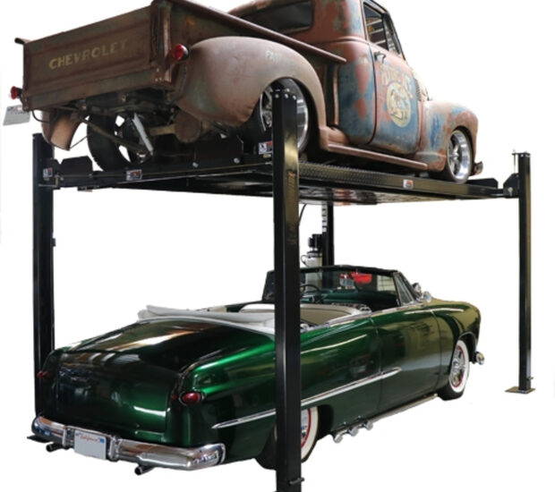 Nationwide NW-4-8KNPlus 8,000lb Ex-Tall 4 Post Car Storage & Service Parking Lift Nationwide NW-4-8KNPlus 8,000lb Ex-Tall 4 Post Car Storage & Service Parking Lift