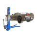 iDEAL Mobile Single Column Automotive Lift, 6000-Lb. Capacity, Blue/Gray, Model# MSC-6KLP