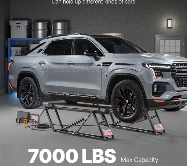 VEVOR Car Lift, 7000 lbs Capacity 3-Level Adjustable VEVOR Car Lift, 7000 lbs Capacity 3-Level Adjustable