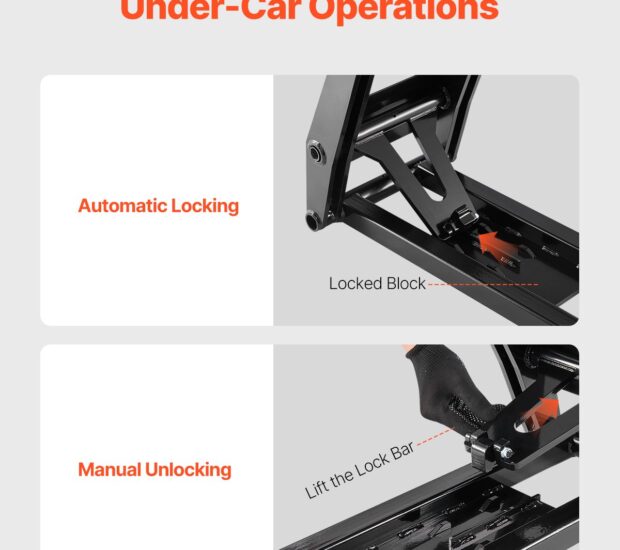 VEVOR Car Lift, 7000 lbs Capacity 3-Level Adjustable VEVOR Car Lift, 7000 lbs Capacity 3-Level Adjustable