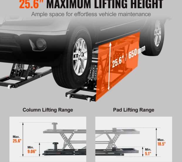 VEVOR Car Lift, 5,000 LBS Capacity Portable Car Lift VEVOR Car Lift, 5,000 LBS Capacity Portable Car Lift