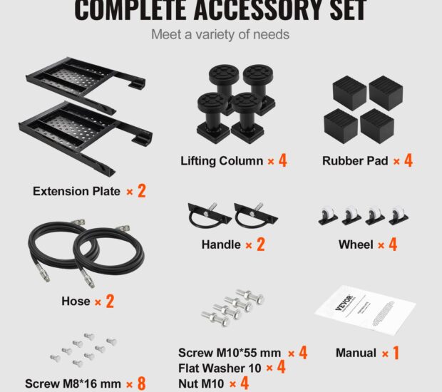 VEVOR Car Lift, 5,000 LBS Capacity Portable Car Lift VEVOR Car Lift, 5,000 LBS Capacity Portable Car Lift