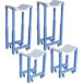 Ideal Innovative Adjustable Height Wheel Stands, 4-Pc. Set, 2500-Lb. Total Capacity, Model# WHLSTDKIT-UF2500EH-X